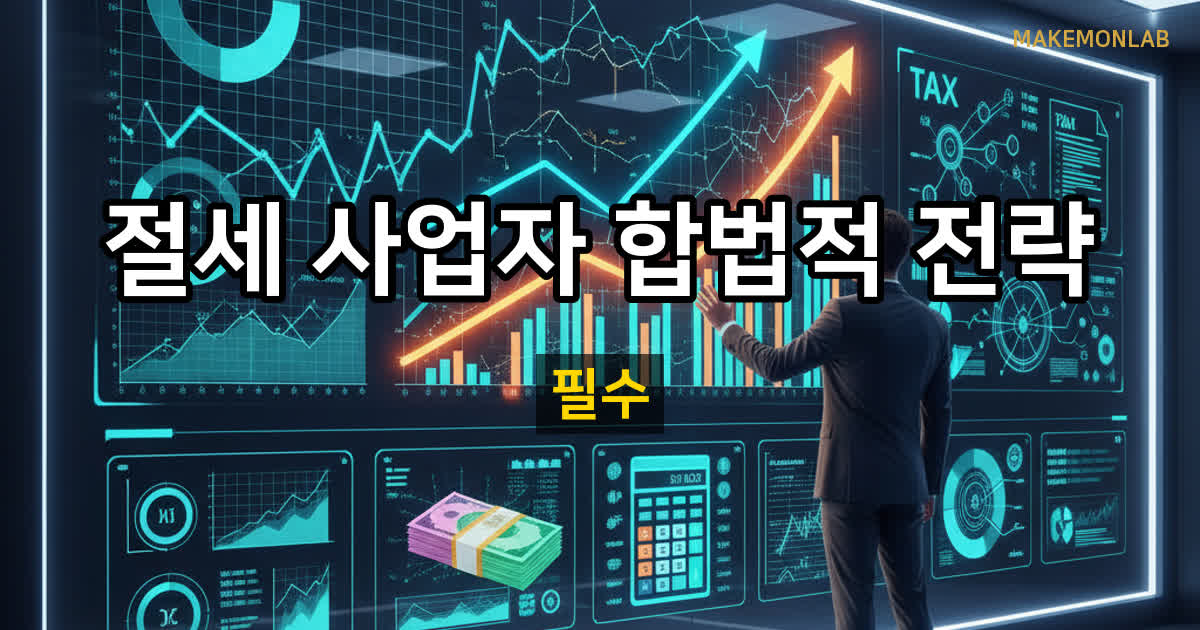 사업자라면 꼭 알아야 할 절세 방법 5가지 — 세금 아끼는 합법적 전략