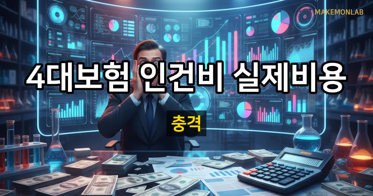 4대보험과 인건비의 진실 — 직원 1명 채용 시 실제 비용은?