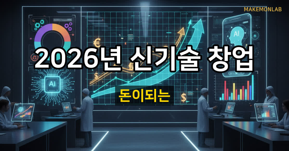 2026년 돈이 되는 신기술 트렌드 5가지 — 창업자가 주목할 기술 대표이미지