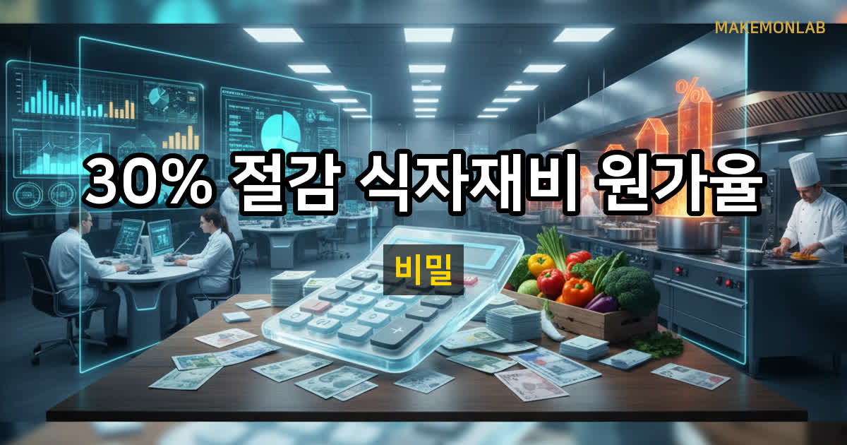 식당 식자재 비용 30% 줄이는 법 — 유통 구조와 절감 전략 대표이미지