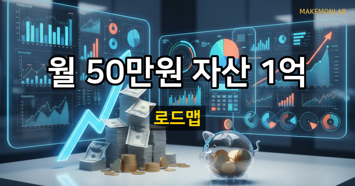 직장인 소액 투자 전략 — 월 50만 원으로 자산 1억 만드는 로드맵 대표이미지