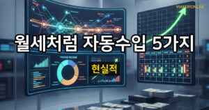 월세처럼 매달 들어오는 자동 수입, 현실적으로 가능한 5가지 대표이미지