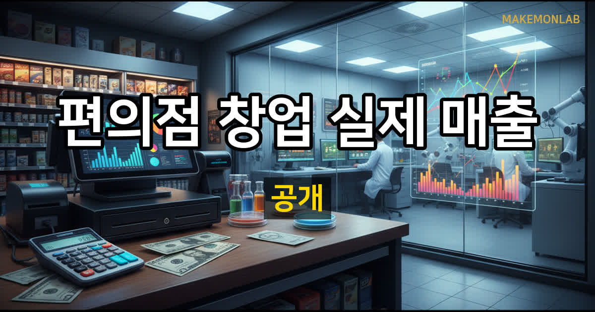 편의점 창업 1년 후기: 실제 매출과 순이익 공개 분석 대표이미지